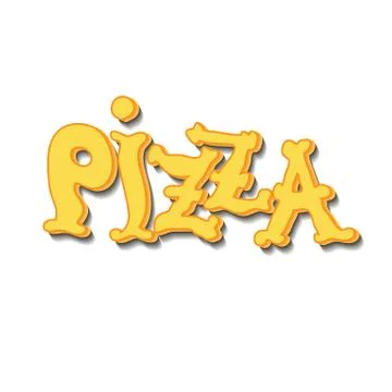 Italian pizza Background Stock Illustration