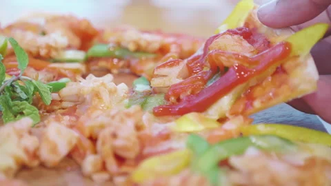 Italian Pizza Stock Footage 147313217