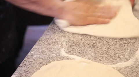 Italian pizza making Stock Footage 64830694