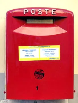 Italian postbox Stock Photos