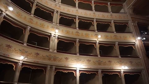 Italian Renaissance Theatre With Empty B 