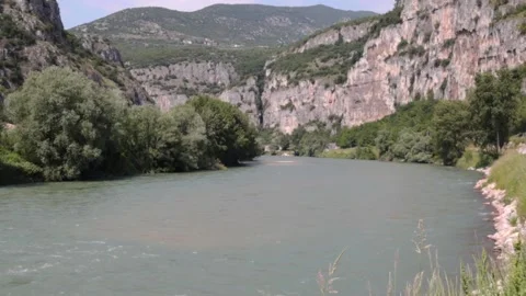 Italian River Alto'Adige/ With Sound/ Full HD Stock Footage 155092643