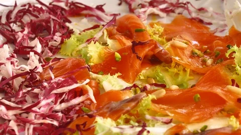 Italian seafood Stock Footage 112714554