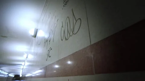 Italian Subway Dolly Stock Footage 1034742