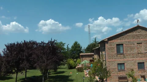 Italian Summer clouds Timelapse 動画素材 34392014