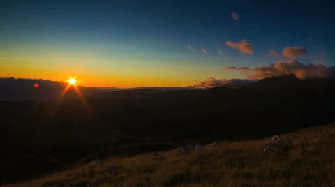 Italian Sunset time lapse Stock Footage 44608841