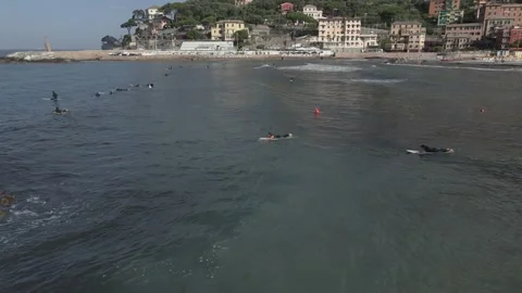 Italian surf drone Stock Footage 235708605
