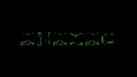 Italian text start in the form of printed circuit board tracks Stock Footage 104446220