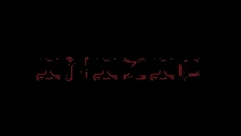 Italian text start in the form of printed circuit board tracks Stock Footage 104446828