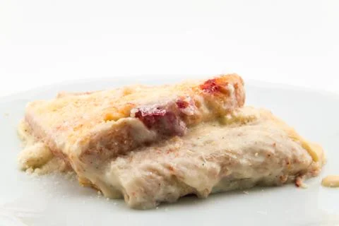 Italian toast bread tartlet Stock Photos