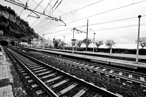 Italian Train Platform Stock Photos