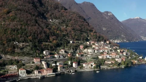 The Italian villages of Laglio and Torri... | Stock Video | Pond5