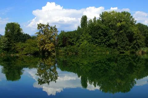 Italian wetlands Stock Photos