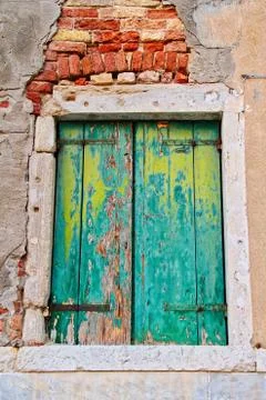 Italian Window 库存照片