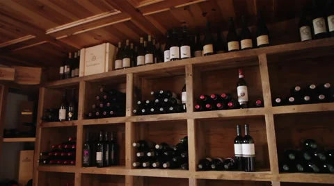 Italian Wine Cellar Stock Footage 54259857