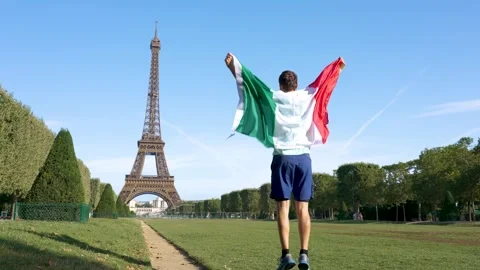 Italy and Eiffel tower Paris Stock Footage 249202168