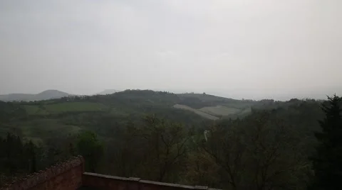 Italy Bologna Tuscany summer fields Stock Footage