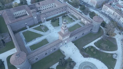 Italy castle daytime Stock Footage 294956656