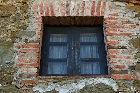 Italy: Closed window. Stock Photos