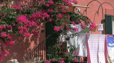 Italy - clothesline Видео 11884674