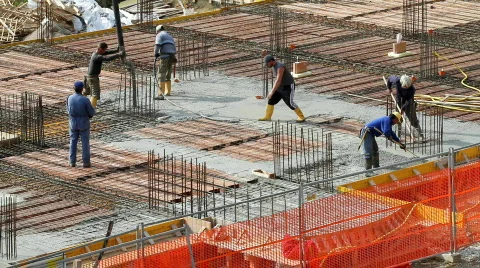 Italy - construction site Stock Footage 782986