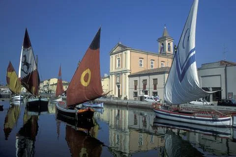 ITALY EMILIA ROMAGNA CESENATICO Stock Photos