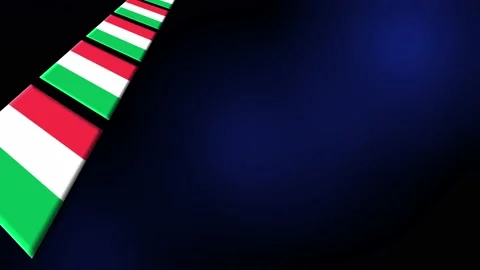 Italy Flag Animated Background 3d Animat... | Stock Video | Pond5