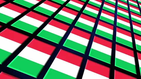 Italy Flag Animated Background 3d Animat... | Stock Video | Pond5