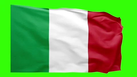 Italy Flag Animation – Seamless Loop (4K UHD) Stock Footage 318302986