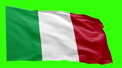 Italy Flag Animation – Seamless Loop (4K UHD) Stock Footage 318302989