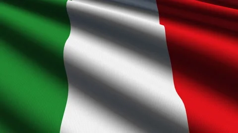 Italy flag close-up Video stock 882871