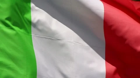 Italy flag Stock Footage 51515746