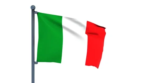Italy Flag Stock Footage 150198430