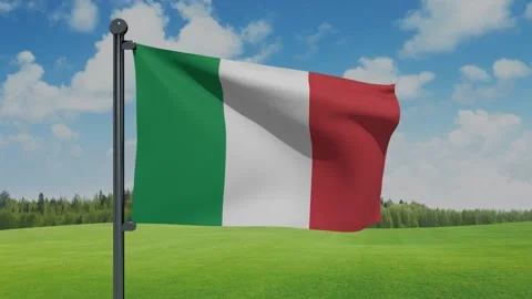 Italy Flag Stock Footage 152709975
