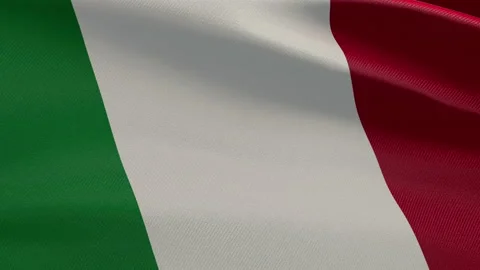 Italy Flag Stock Footage 157132520