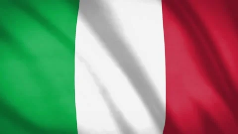 Italy Flag Stock Footage 188190524