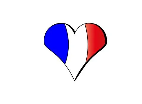 Italy flag in heart shape, vector illustration Stock Illustration