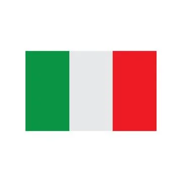 Italy flag icon vector Stock Illustration