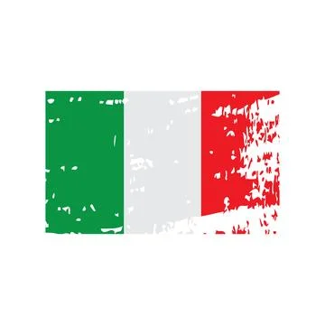 Italy flag icon vector Stock Illustration