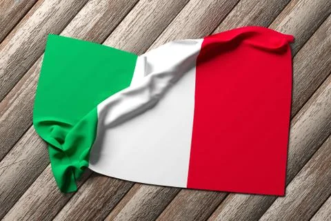 Italy flag Stock Illustration