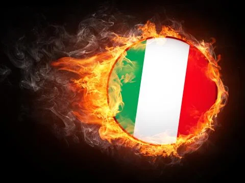 Italy Flag Stock Illustration