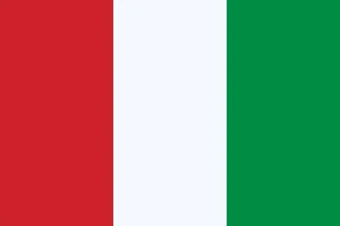 Italy flag Stock Illustration