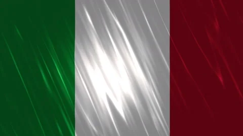 Italy Flag Loopable Background Stock Footage 62635784