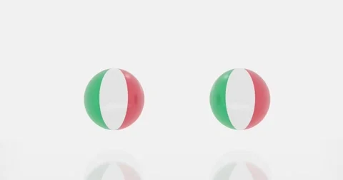Italy flag symbol Stock Footage 184829026