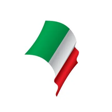 Italy flag, vector illustration Stock Illustration