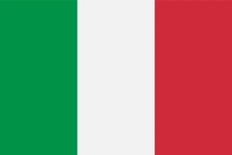 Italy flag, vector illustration. Stock Illustration