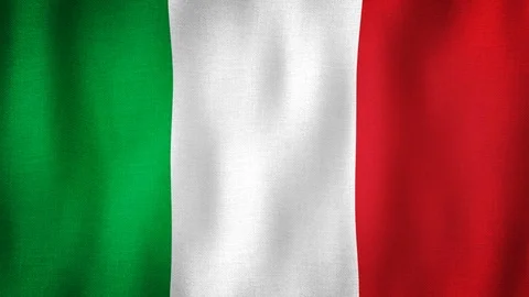Italy flag waving in the wind Stock-Footage 102451901