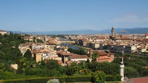 Italy, Florence, the panorama. Stock Footage 147376533