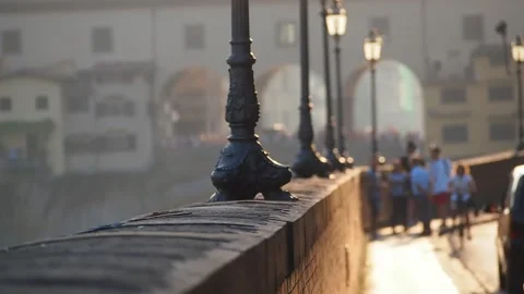 Italy, Florence, the sunset. Stock Footage 147376553