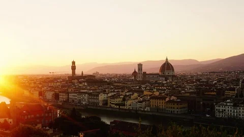 Italy. Florence. Timelapse Stock Footage 74537730
